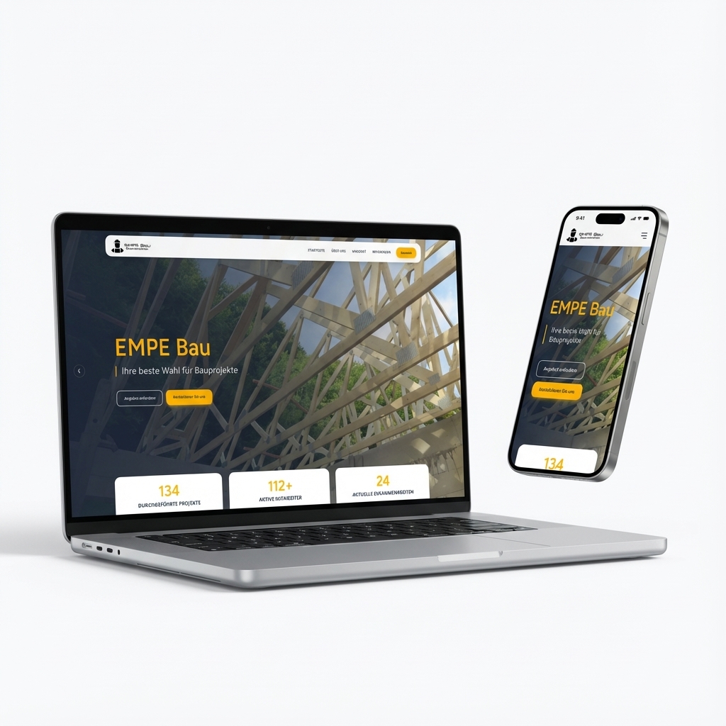 EMPEBau - Profesionálna prezentácia stavebnej firmy