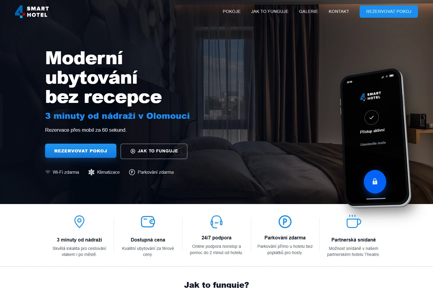 4 SMART HOTEL zobrazenie na notebooku